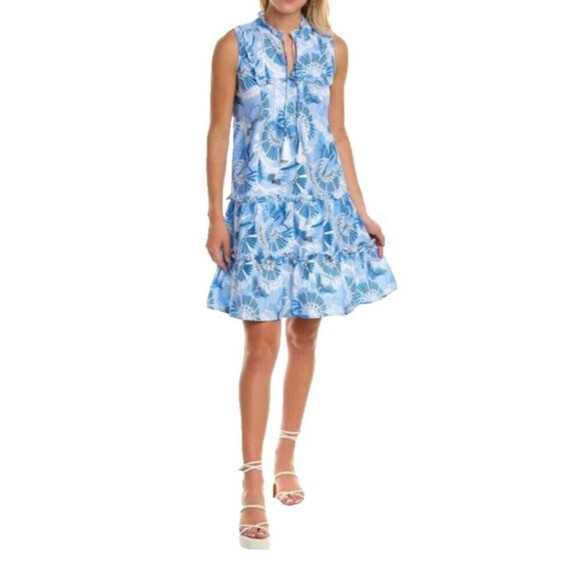 Sail to Sable Dresses & Skirts - Sail to Sable Blue Bradley Bib A Line Dress Boho Cottagecore Resort Size XS